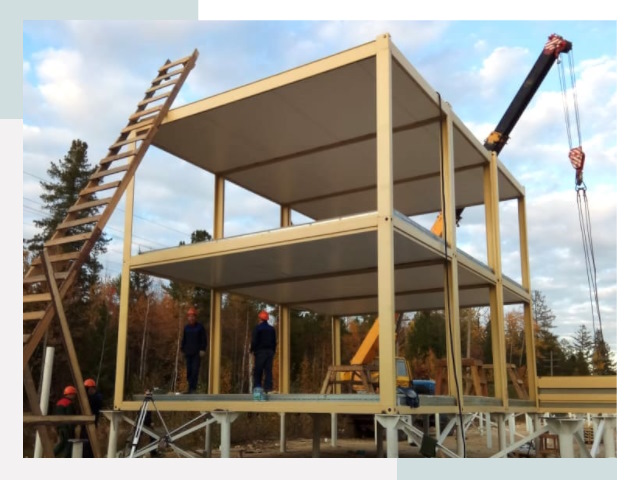 Строительство модульных здания Воркута