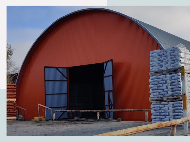 Полукруглые ангары по цене от 617 руб. в Воркута