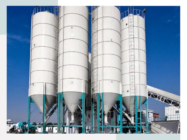 Строительство цементных силосов в Воркуте