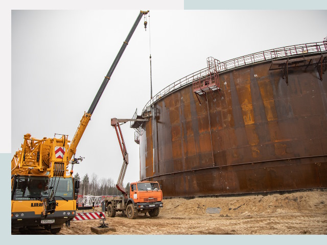 Монтаж резервуаров в Воркуте от 617 руб. за м³