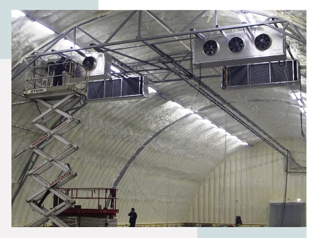 Оснащение ангаров в Воркуте