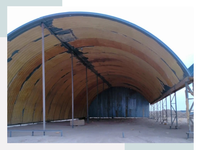 Реконструкция ангаров в Воркуте